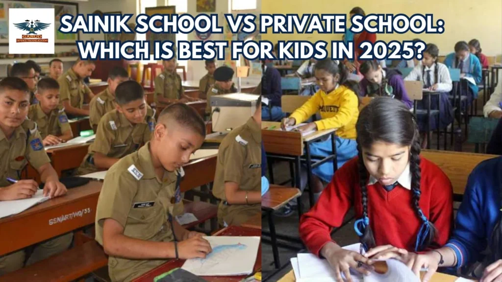 sainik school vs private school