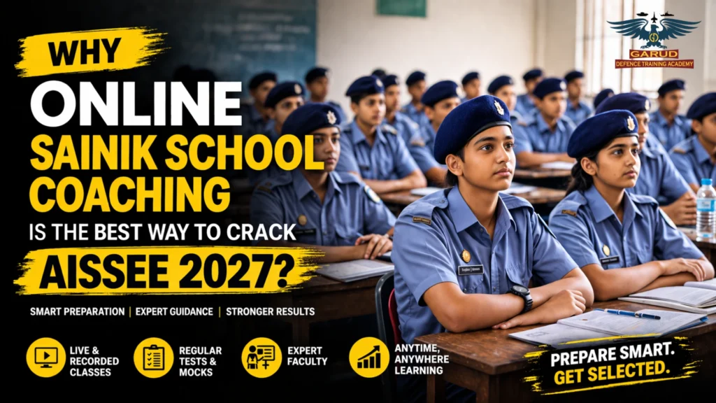 online sainik school coaching