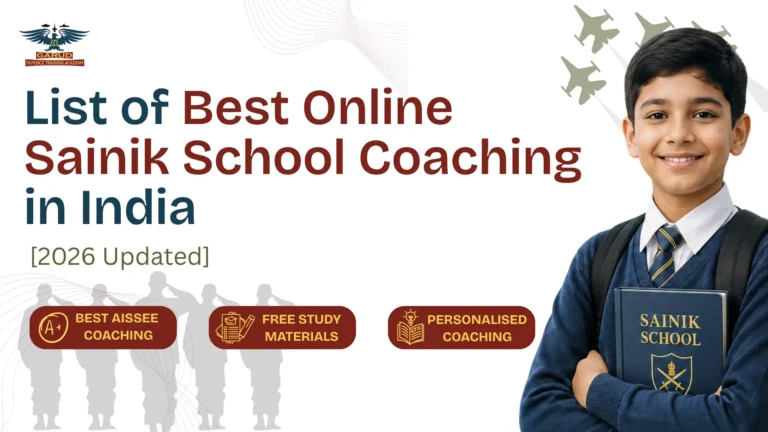 online sainik school coaching in india